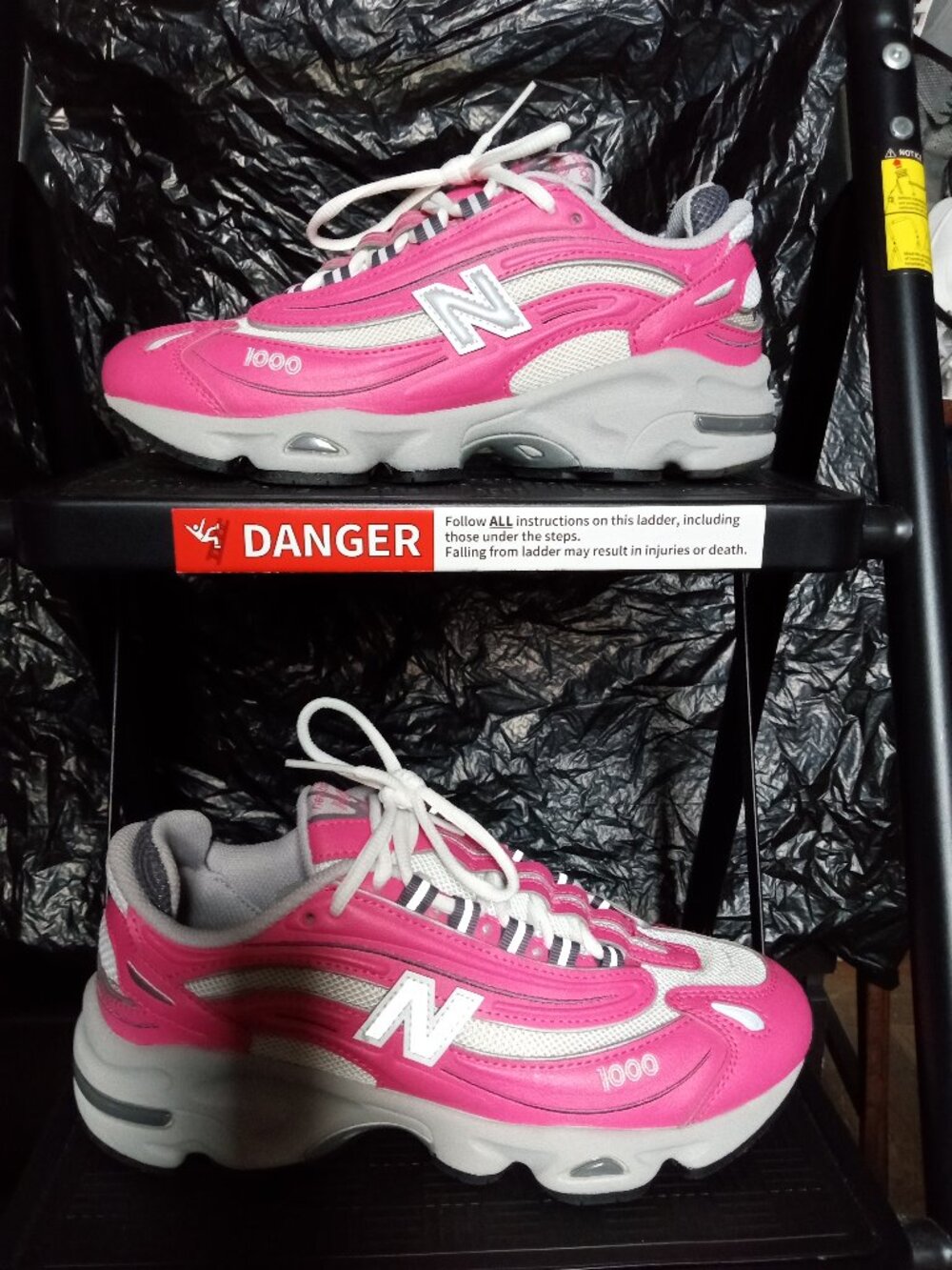 New Balance 1000 Sneaker Dragon Berry Metallic Silver Mens 6.5